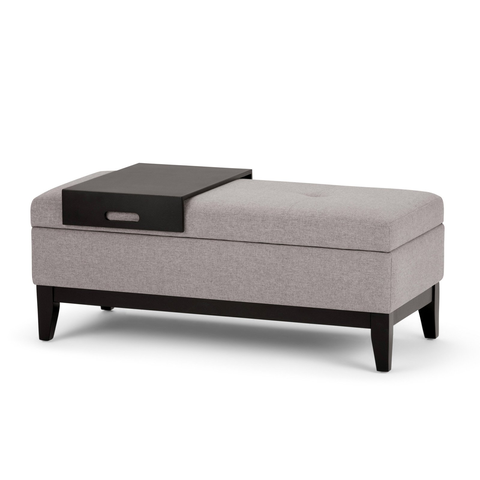 Brooklyn + Max Paxton Storage Ottoman with Tray