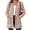 C6-Brown Stripe, variant on SHOWMALL Women's Button Down Cardigan Long Sleeve Sweater, Gray Stripe M Soft Ribbed Knit Open Front Sweater with Pockets for Fall Winter