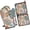 Pioneer Flower Floral, variant on Pioneer Flower Floral Print Pattern Kitchen Oven Mitt and Pot Holder Sets 2 Pcs for Baking, Cooking and Grilling, Heat Resistant Up To 392 °F