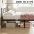 thumbnail image 4 of Cama Plegable de Metal Queen FurnitureR 211CM, 4 of 8