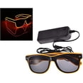 thumbnail image 4 of LINLIN LED Light Up Glasses, Neon Glasses Party LED Glasses Flash Glasses EL Wire Glasses with Wired Control Battery Case for Halloween Christmas Party, 4 of 8