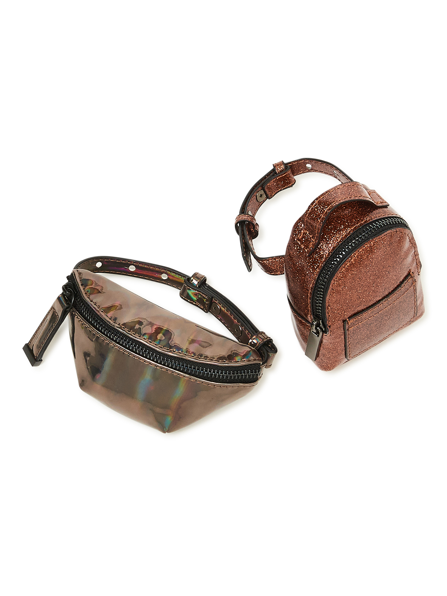 No Boundaries 2 Piece Gift Set Mini Backpack Bracelet Bag Mini Fanny Pack Green