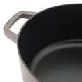 thumbnail image 4 of Staub Cast Iron 6.25-qt Shallow Oval Dutch Oven - Lilac, 4 of 7
