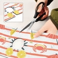 thumbnail image 6 of Yayeee Faucet Mat for Kitchen Sink 14.7" Diatomite Long Splash Guard Pad, Striped Crab, 6 of 7