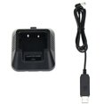 thumbnail image 3 of 2X Reemplazo del Cable de Carga USB del Cargador de Batería Walkie Talkie para Radio Bidireccional UV-5R UV-5RE -5R, 3 of 5