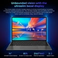 thumbnail image 5 of CHUWI CoreBook X 14" Laptop 512GB SSD 16GB DDR4,10th Gen Intel i3-1220p,4K IPS Display,Quad Core,Windows 11 Gaming Notebook Computer,3.7GHz,WIFI 6,2160 x 1440, 5 of 10