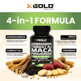 thumbnail image 5 of Ashwagandha 5000mg | Tongkat Ali 1000mg | Maca Root 5000mg | Fenugreek 3000mg | Black, Red and Yellow Maca Root Extract  for Men and Women - Non-GMO, 5 of 6
