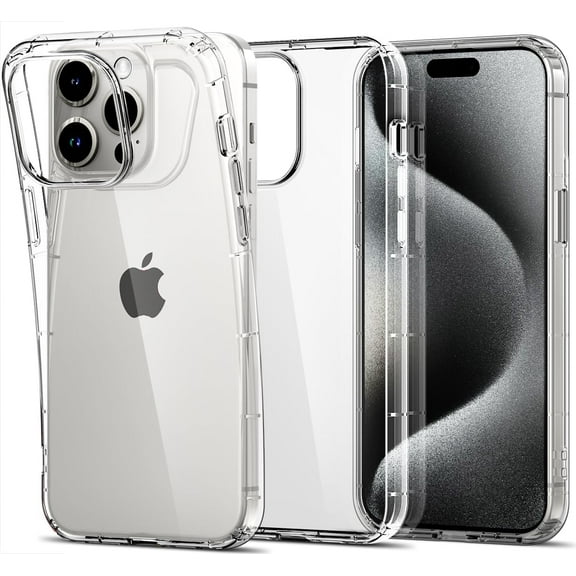 Clear Case for iPhone 15 Pro Max, Ultra [Slim Thin] Flexible Scratch Resistant Transparent TPU Shockproof Gel Rubber Soft Silicone Protective Phone Case Cover for iPhone 15 Pro Max 6.7'' (Clear)