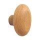 thumbnail image 5 of Percha de madera para armario con gancho de madera para montar en la pared, percha decorativa rústica, percha de madera para sala de estar, hogar, oval, 5 of 9