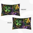 thumbnail image 4 of Balery Mardi Gras6 Bedding Queen Pillow Cases - Envelope Closure - Soft Brushed Microfiber Fabric - Shrinkage and Fade Resistant Pillow Cases-20"x30", 4 of 9