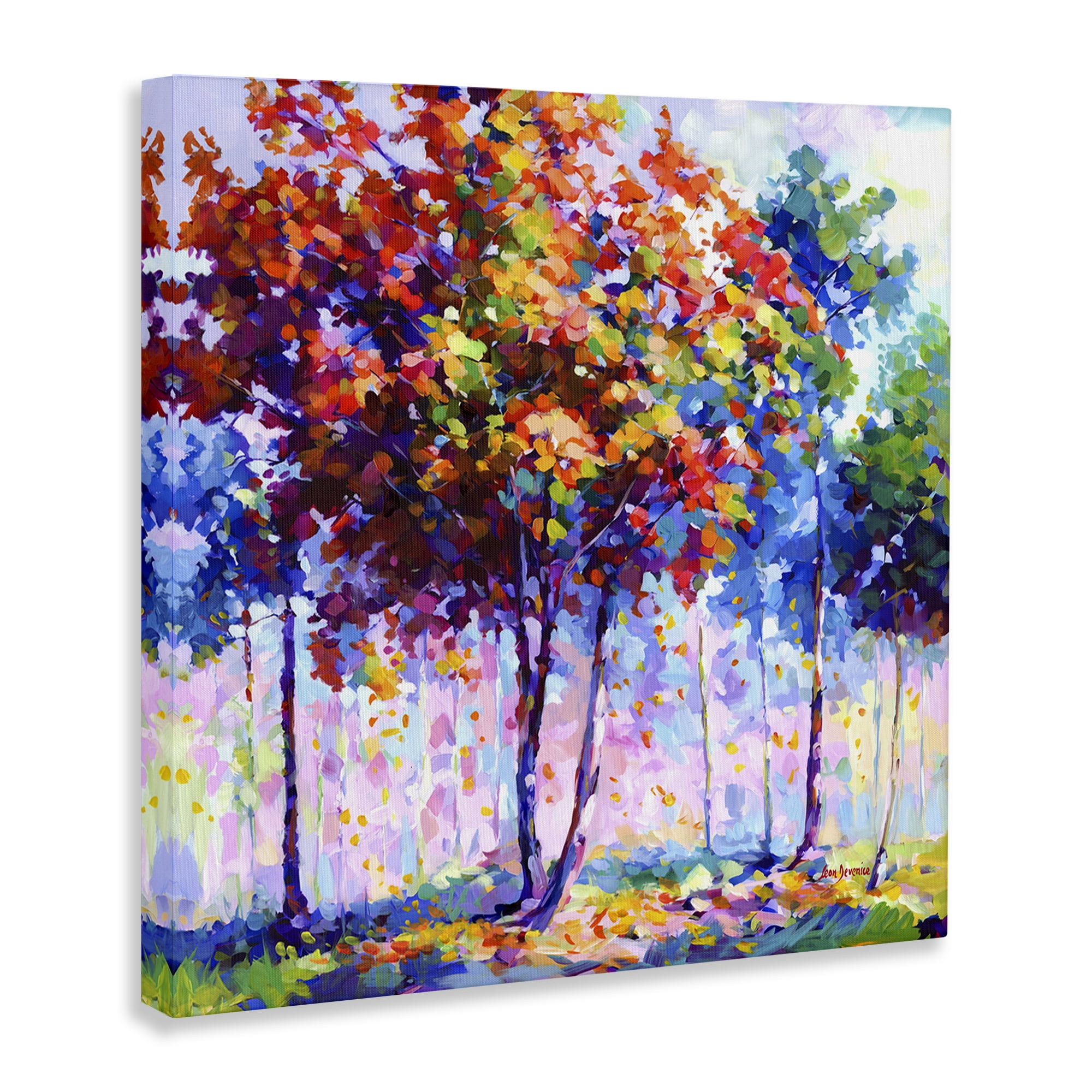 Stupell Industries Shades Of Solitude Landscape & Nature Painting Wrapped Canvas Art Print Wall Art, 24 x 24