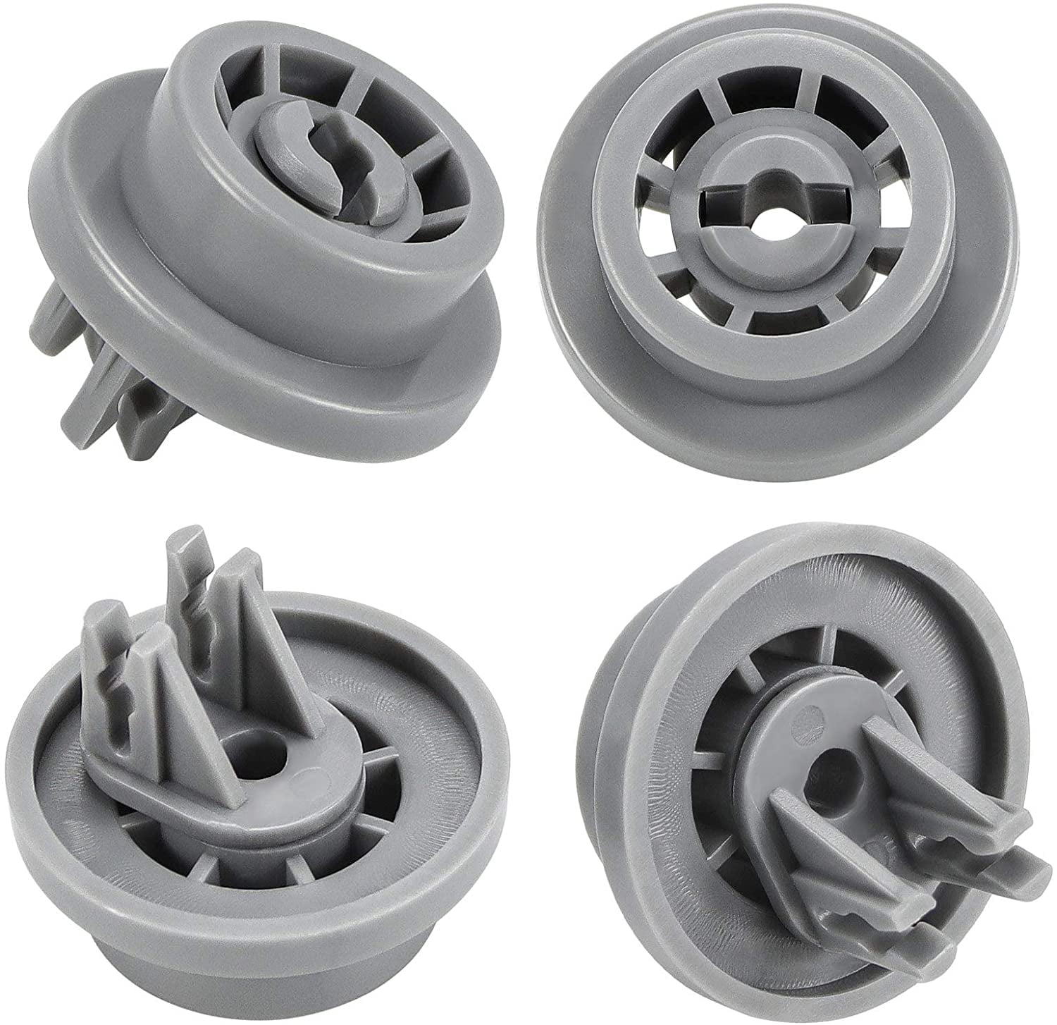 4x Dishwasher Lower Bottom Basket Roller Wheel For Bosch Neff & Siemens 165314 