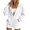 White, variant on Womens Zip Up Hoodies Spring Fall Satin lined Hoodies Oversized Sweatshirts Fall Sweaters Casual Y2K Track Jackets Clothes