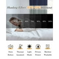 thumbnail image 5 of Blue Black Grey Striped Blackout Curtains 54 Inches Long for Bedroom, Farmhouse Stripes Thermal Insulated Room Darkening Black Out Window Curtain Panels Grommet Drapes for Living Room, 5 of 8