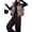 Khaki, variant on Women'S Leopard Print Quilted Puffer Vest Zip Front Sleeveless Jacket Warm Casual Outerwear Deep Red S