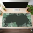 thumbnail image 3 of Green Plants Desk Mat Tropical Leaves Mouse Pad Cute, Large Extendded Gaming Deskmat, XXL Laptop Keyboard Mouse Mat Desktop Matt Women Office Desk Accessories Mousepad Desk Cover Mat, 31.5"x15.75", 3 of 6