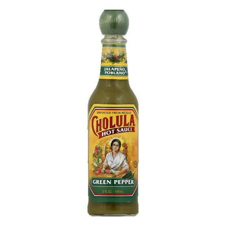 - (2 Pack) CHOLULA HOT SAUCE GREEN PEPPER