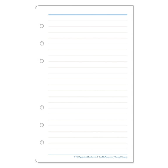 FranklinCovey Compact Lined Pages