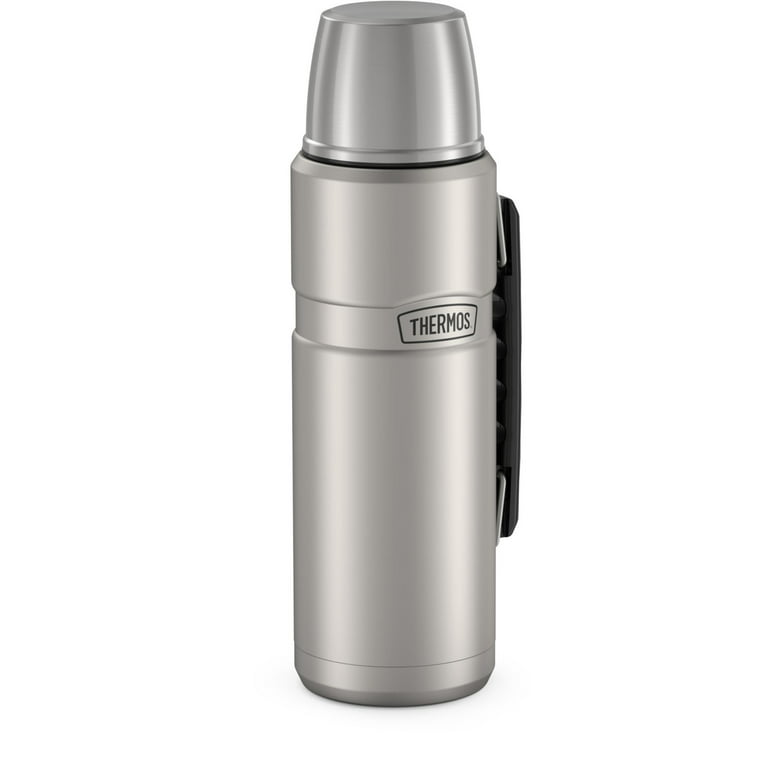 Thermos Stainless King Vacuum-Insulation Beverage Bottle, 2 Liters, Silver