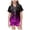 Purple, variant on Cathalem Girls Silk Satin Pajamas Short Sleeve PJS Shorts Set Soft Button Down Sleepwear 2 Loungewear S 2 Loungewear S Red 8-9 Years