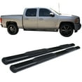 thumbnail image 2 of Ikon Motorsports Running Boards for 07-18 Silverado GMC Sierra Crew Cab 4 Inches, 2 of 5