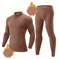 thumbnail image 3 of Sakuulaan Men's Thermal Underwear Set, Winter Warm Top and Bottom with Fleece Lined, 3 of 6