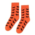 thumbnail image 2 of Halloween Mid Calf Socks, Unisex Fun Crew Socks with Halloween Print, Soft Comfy Breathable Polyester Blend, Perfect for Halloween Party, Daily Wear, and Gift Exchange, 2 of 3