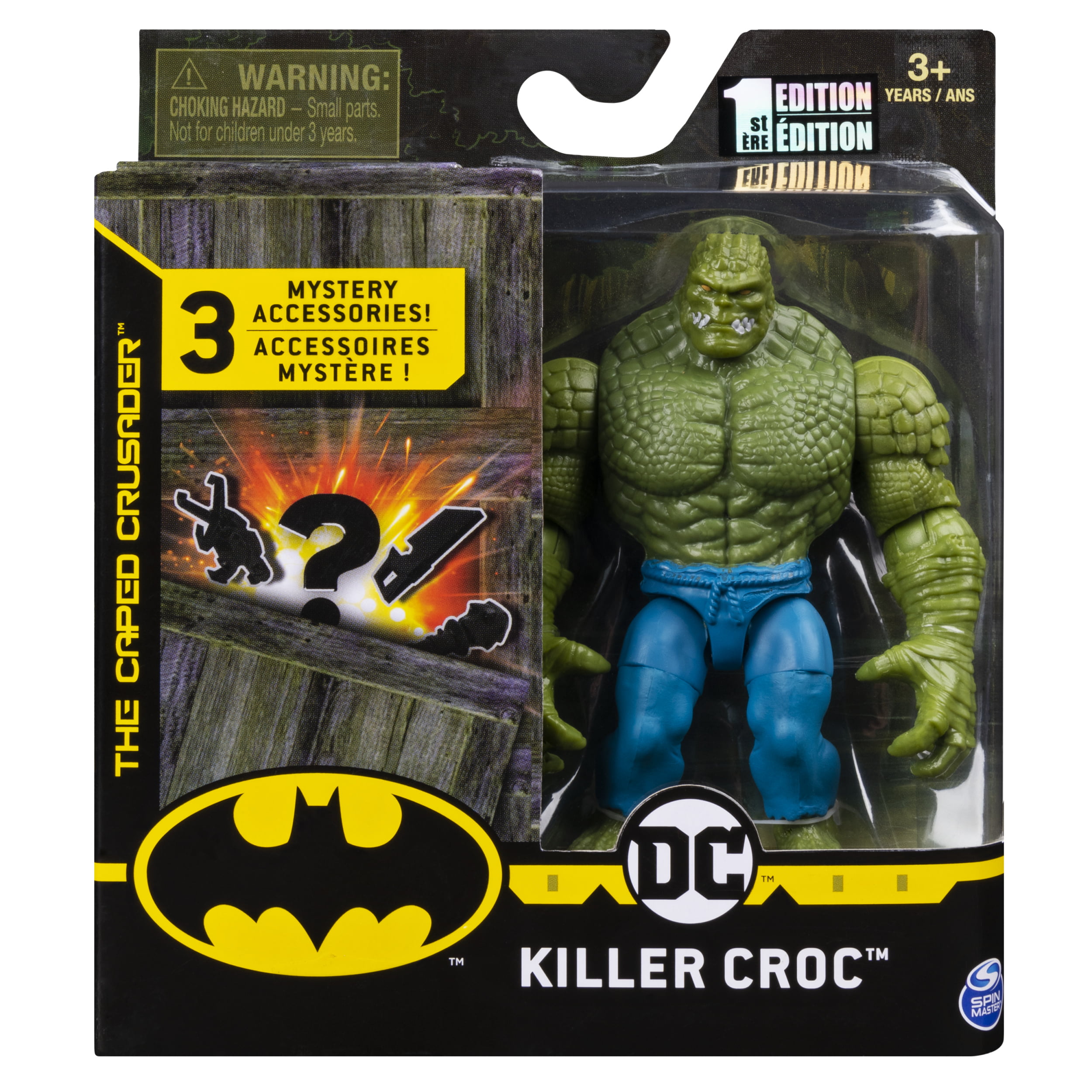 DC Dice Masters Batman 4 DICE KILLER CROC Set RARE Uncommon CUR 