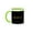 Green/White, variant on 3drose, Anna Attractive Female Name in the Usa. Yellow on Black Talisman, 15oz Mug