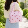 thumbnail image 4 of Versatile Strawberry Stripe Cute Lunch Box & Insulated Bag, Large Capacity Lunch Bag with Double Handles, Double Lunchbags for Work School Picnics, 4 of 6