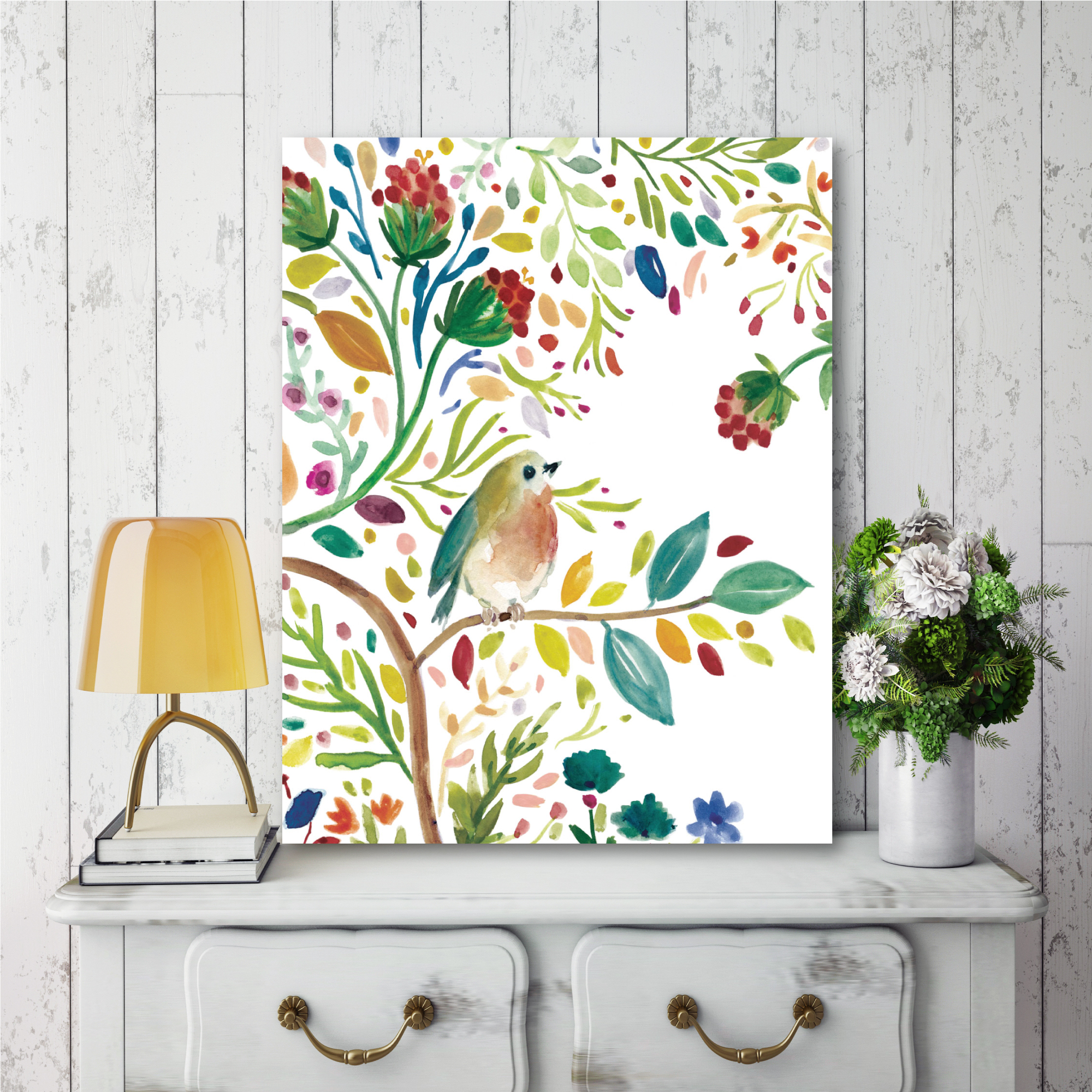 Courtside Market Morning Song I Gallery-Wrapped Canvas Wall Art, 16x20