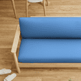 thumbnail image 4 of Full Size 54"x75"Solid Futon Cover Mattresses Slipcover Fit 6"- 8", Light Blue, 4 of 9