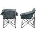 thumbnail image 4 of Zenithen Limited Alternative Club Portable Folding Outdoor Camping Chair, Gray, 4 of 6