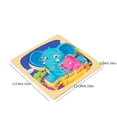 thumbnail image 2 of 4.33 * 4.33 Inch/11.0 * 11.0 Cm 3D Puzzle, Puzzle Toy For Children, Early Education, Cartoon Animal Cognitive Puzzle, 2 of 5