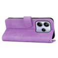 thumbnail image 3 of Funda Tipo Billetera para Xiaomi Redmi Note 14 4G Carcasa Abatible con Porta Tarjetas, Bolsillo para Efectivo, Soporte Ajustable, Cierre Magnético y Correa de Muñeca Morado, 3 of 6