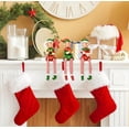 thumbnail image 5 of Christmas Elves Figurines Table Top Decor Set, 5 of 7