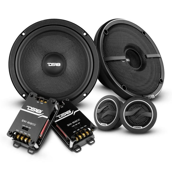 DS18 ZXI-62C ZXI 6.5-In. 240-Watt-Max 2-Way 4-Ohm Component Speaker System