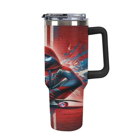 

S_pi_der-Man Anime Tumbler Gifts Presents for Kids Boys And Girls Boyfriend Husband Tumbler Cups For Home Office Or Car Perfect Anime Presents Black-style