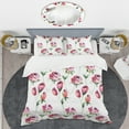 thumbnail image 2 of Designart 'Roses Flowers Pattern' Mid-Century Modern Duvet Cover Set, 2 of 4