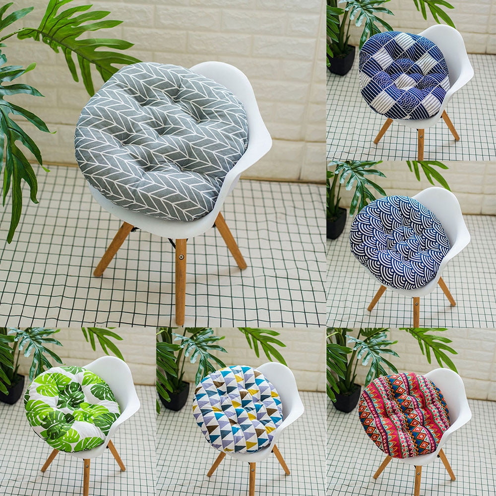 JilgTeok 2 Packs Outdoor Indoor Seat Cushion Pad 16x16 Inch Soft Comfortable Pearl Fabric Chair Sofa Cushion for Garden Patio Home Kitchen Office