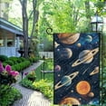 thumbnail image 4 of Qinduosi Welcome Garden Flag Vertical Solar System Planets Yard Flag Yard Seasonal Holiday Outdoor Decor White, 4 of 6
