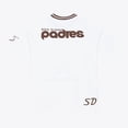 thumbnail image 2 of Men's Mitchell & Ness  White San Diego Padres Cooperstown Collection Arctic T-Shirt, 2 of 7