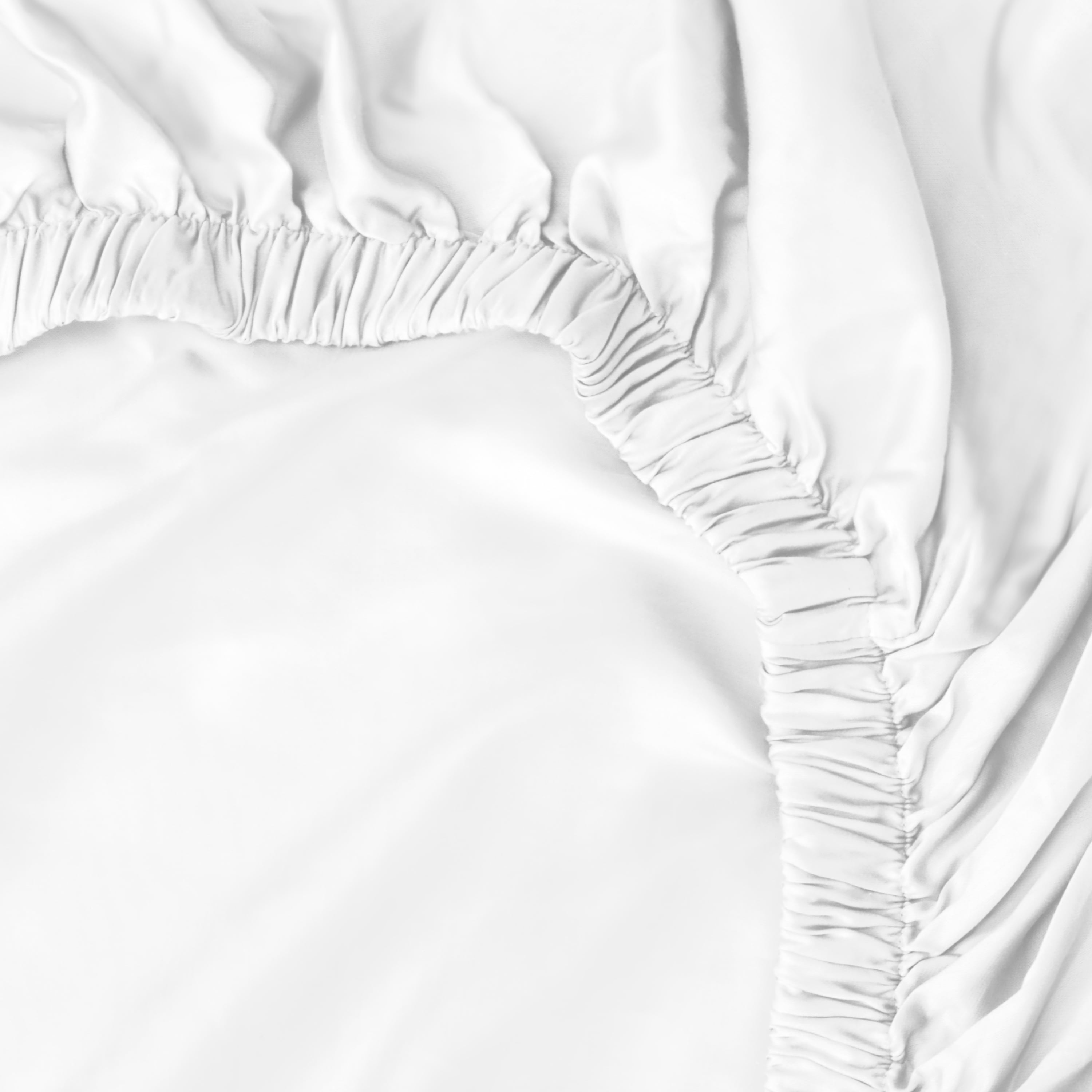 Serta So Natural 4-Piece 300 Thread Count Brilliant White Sheet Set, Twin