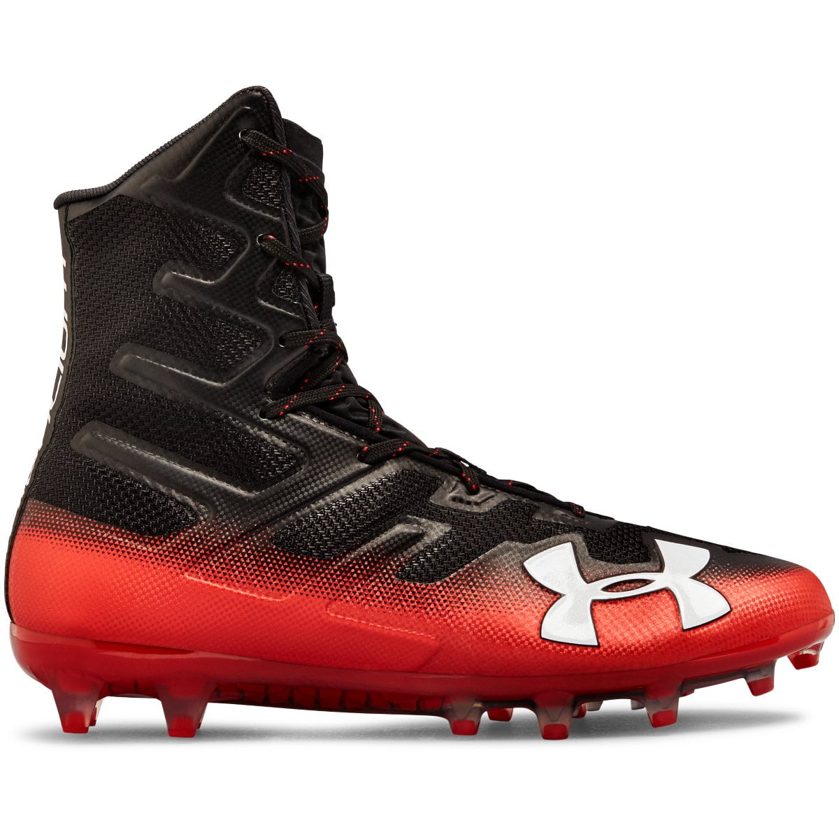NEW Mens Under Armour Blur Football Cleats Texas Tech Black/Red-Pick Size 