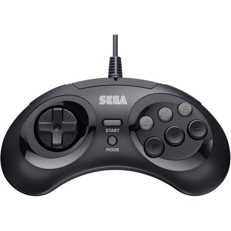 Retro-Bit Official Sega Genesis USB Controller 8-Button Arcade Pad for –