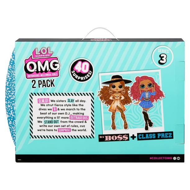 L.O.L. Surprise! 565116E7C O.M.G. Fashion Doll Busy B.B. Series 2, kleed- en verzamelpop met haar en 20 verrassingen, 27 cm L.O.L. Surprise! 565116E7C O.M.G. Fashion Doll Busy B.B. Series 2, kleed- en verzamelpop met haar en 20 verrassingen, 27 cm