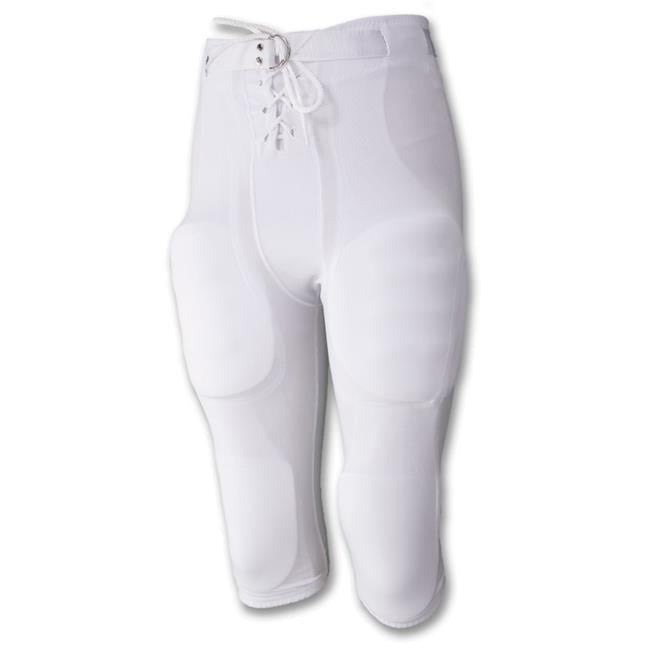 Youth Ply & Nylon Football Pant, White Large