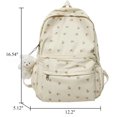 thumbnail image 5 of BTEPSGA Cute Kawaii Backpack Floral Backpack for College Aesthetic Backpack Rucksack for Women, 5 of 6