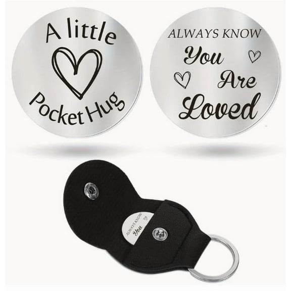 E Symbolic Pocket Token For Meaningful Presentation And As A Keychain Or Decorative Accessory