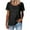 Black, variant on Sequin Tops for Women Party Night Crew Neck Short Sleeve Sparkle Top Casual Dressy Loose Fit Glitter Shirts